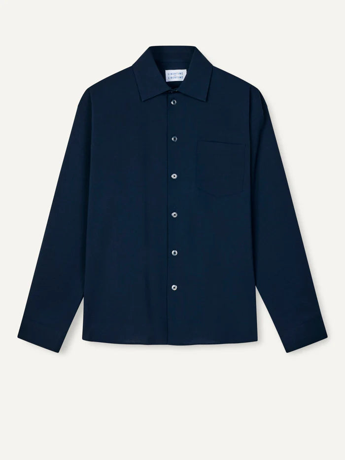 Record Shirt Dark Navy– Hooha